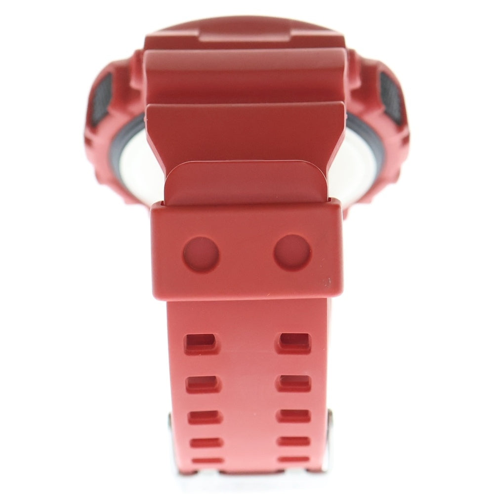CASIO G-SHOCK(カシオ ジーショック) 20気圧防水 アナデジ文字盤 クオーツ ウオッチ 腕時計 レッド GA-100B-4AJF