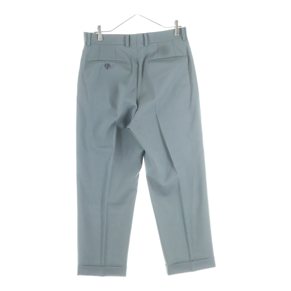 WACKO MARIA(ワコマリア) DORMEUIL PLEATED TROUSERS ドーメル プリーテッド ジップアップ スラックスパンツ グレー