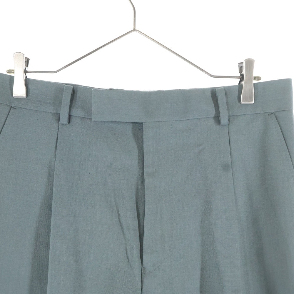 WACKO MARIA(ワコマリア) DORMEUIL PLEATED TROUSERS ドーメル プリーテッド ジップアップ スラックスパンツ グレー