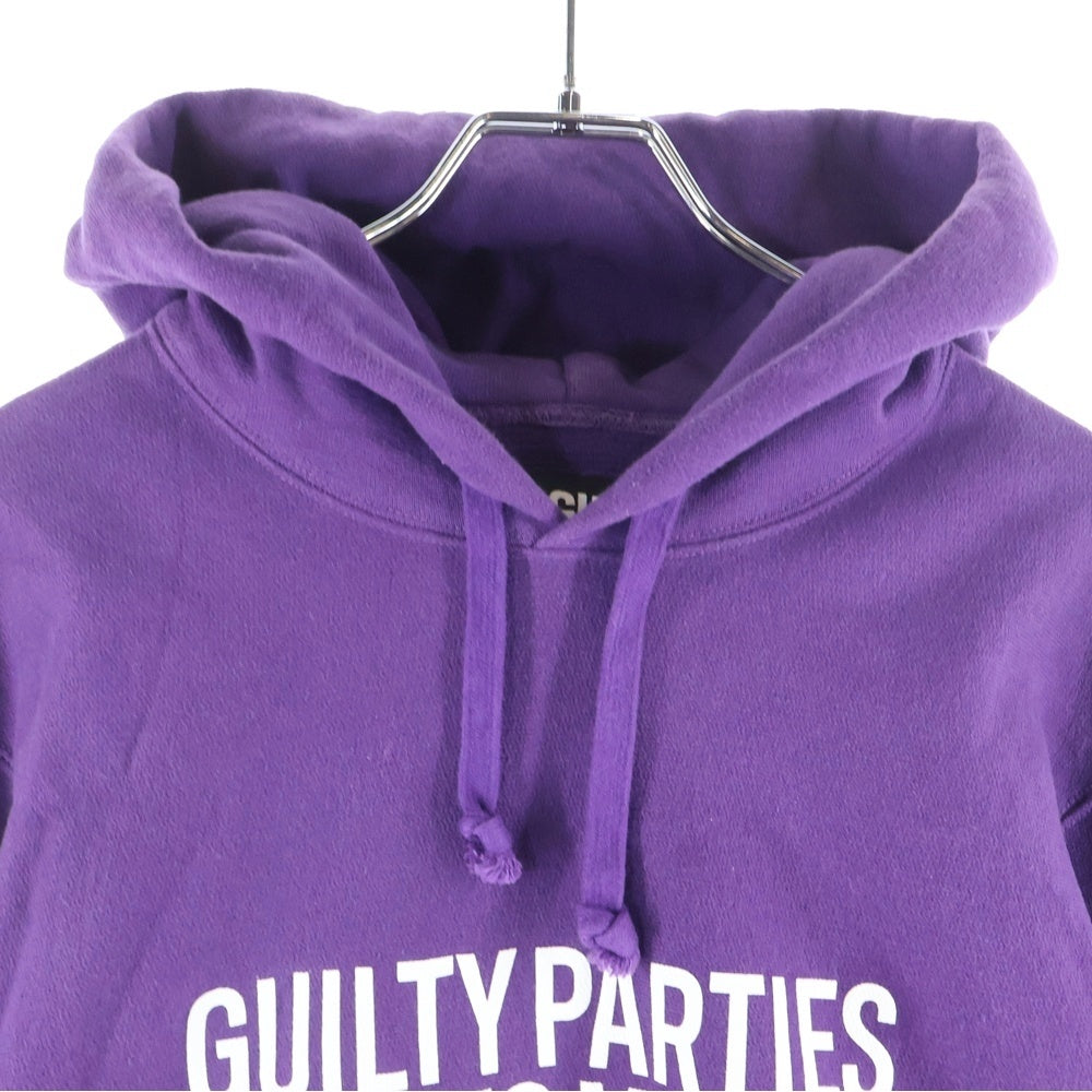 WACKO MARIA(ワコマリア) HEAVY WEIGHT PULLOVER HOODED SWEAT SHIRT ヘビーウェイト フロントロゴデザイン プルオーバー スウェット パーカー パープル