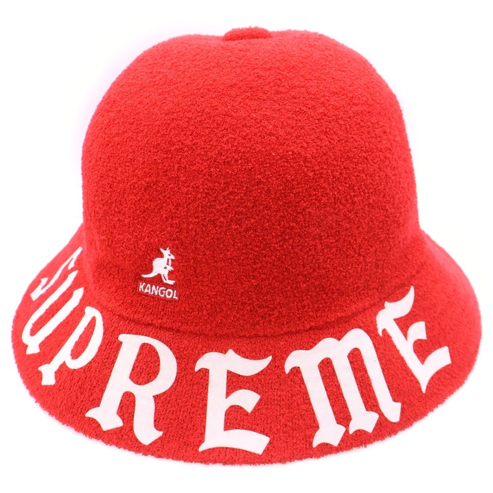 SUPREME(シュプリーム) 20SS ×KANGOL Bermuda Casual Hat カンゴール バミューダ カジュアル バケットハット 帽子 レッド H50SS20