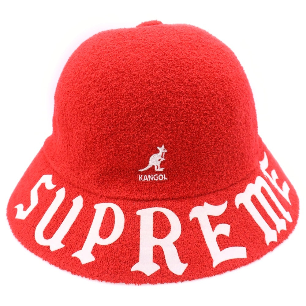 SUPREME(シュプリーム) 20SS ×KANGOL Bermuda Casual Hat カンゴール バミューダ カジュアル バケットハット 帽子 レッド H50SS20