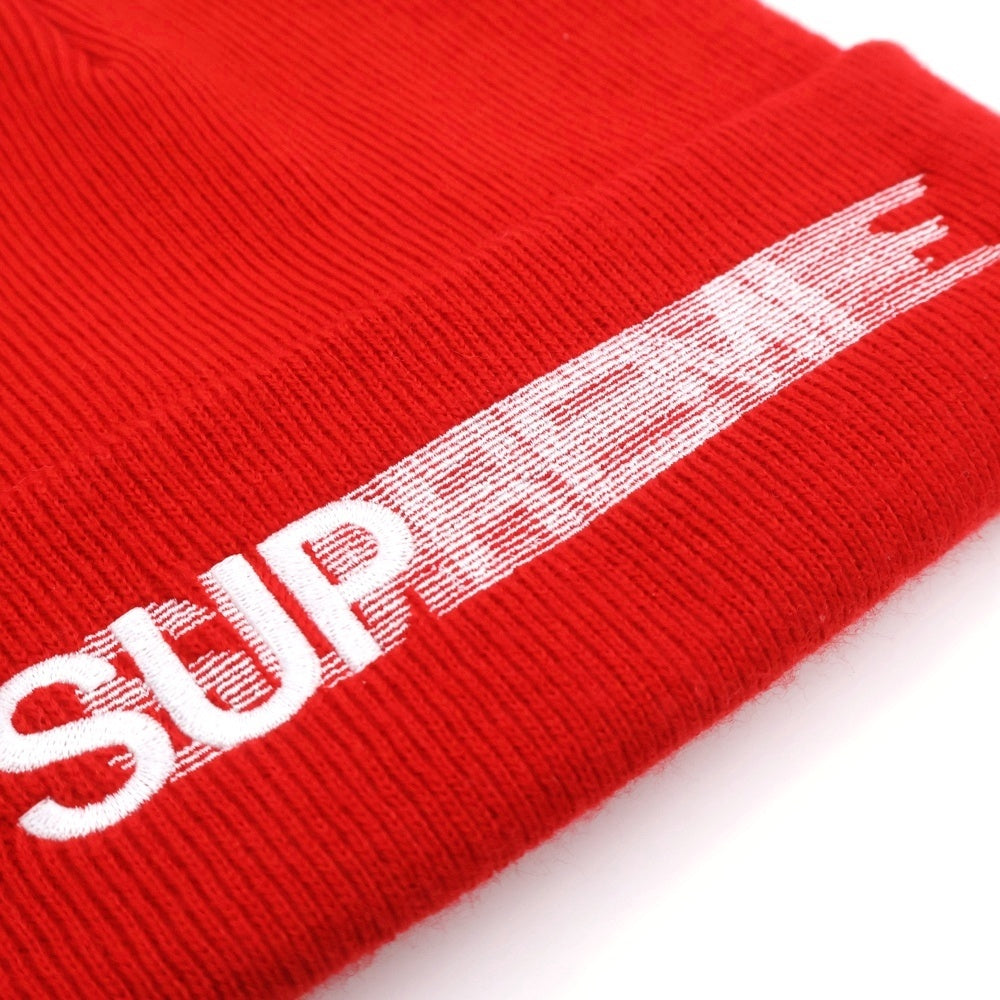 SUPREME(シュプリーム) 20SS Motion Logo Beanie モーション ロゴ ビーニー ハット 帽子 レッド
