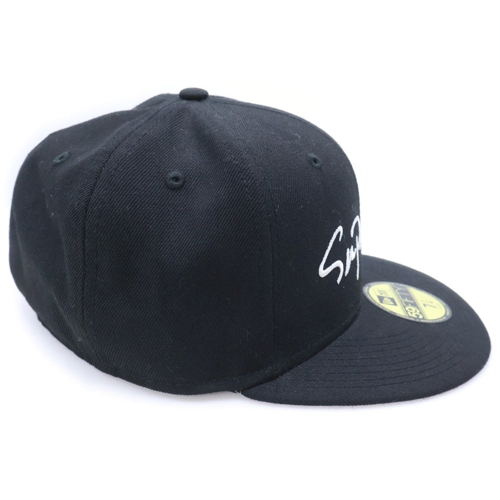 SUPREME(シュプリーム) 18AW ×NEW ERA Classic Script New Era Cap ニューエラ クラシック スクリプト ニューエラ ベースボールキャップ ブラック G2707212018