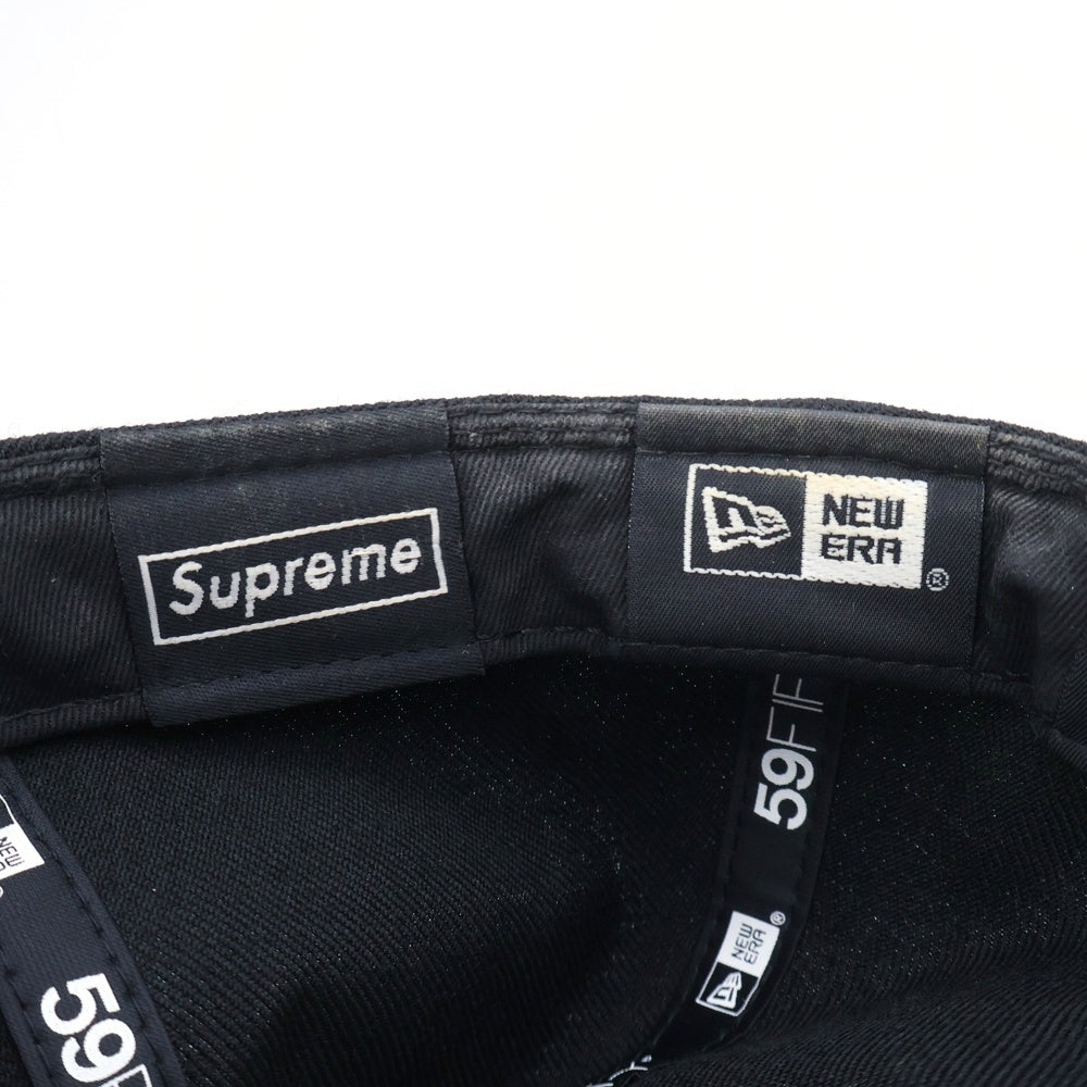 SUPREME(シュプリーム) 18AW ×NEW ERA Classic Script New Era Cap ニューエラ クラシック スクリプト ニューエラ ベースボールキャップ ブラック G2707212018