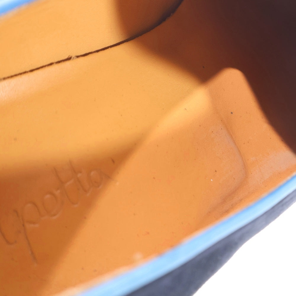 polpetta(ポルペッタ) BACCI KISS VELVET SLIP ON バッチキスベルベットスリッポン レザー ローカットシューズ ネイビー