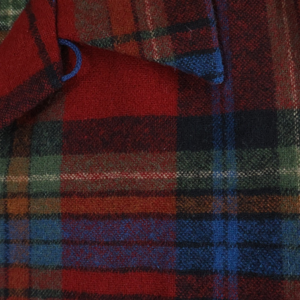 PENDLETON(ペンドルトン) 90S VINTAGE ロングスリーブ ウールチェック ヴィンテージ 長袖シャツ レッド/ブルー