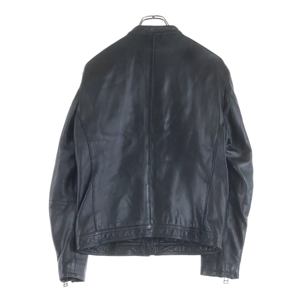 BAYFLOW(ベイフロー) シングルレザージャケット ライダース 羊革 ブラック BM1610NM03