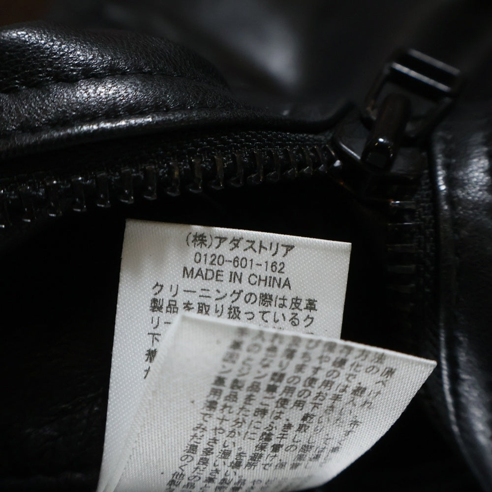 BAYFLOW(ベイフロー) シングルレザージャケット ライダース 羊革 ブラック BM1610NM03