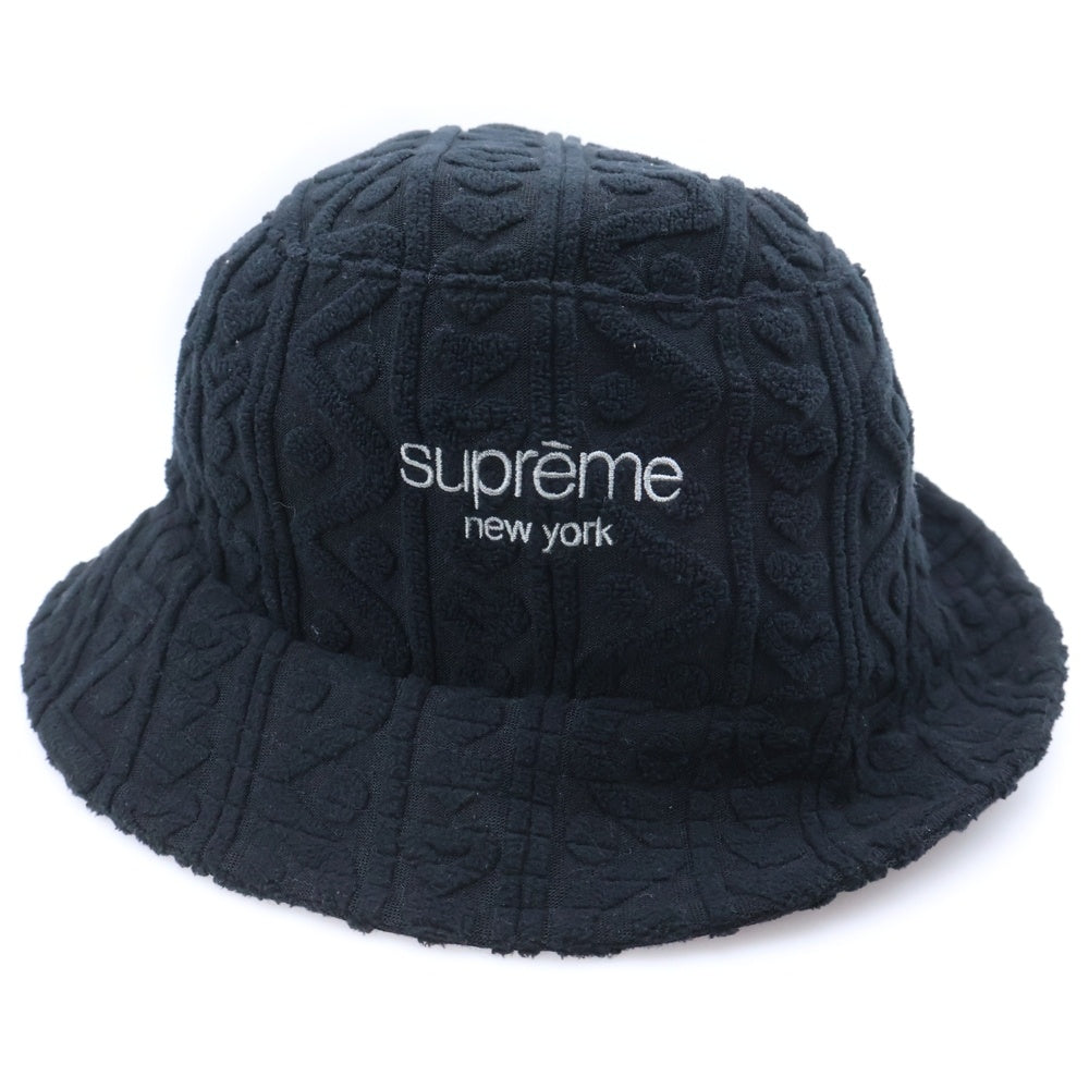 SUPREME シュプリーム レザークラッシャー ハット バケット SUPREME(シュプリーム) 23SS Terry Pattern Crusher テリー パターン