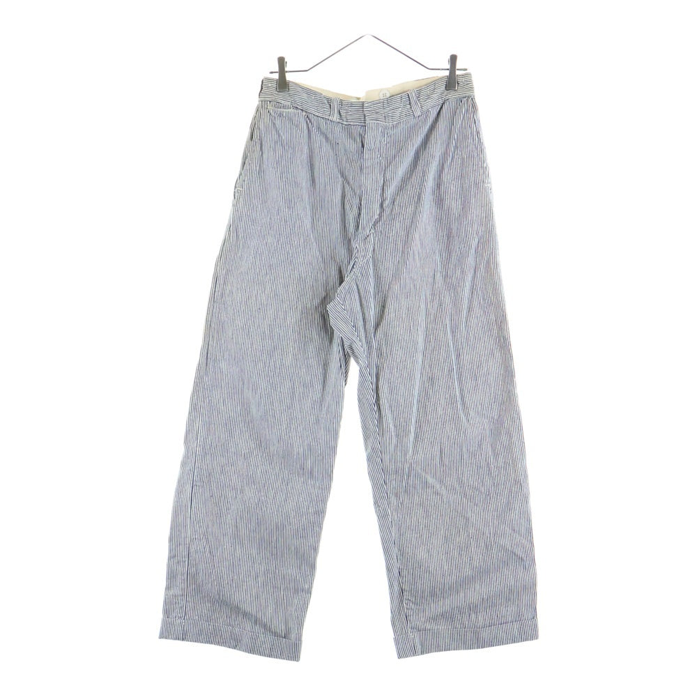 VINTAGE(ヴィンテージ) 50S VINTAGE It's Walker's ヴィンテージ 巻きタグ ヒッコリーストライプ ライトニングジッパー ジップフライ ワークトラウザーパンツ ホワイト/ネイビー