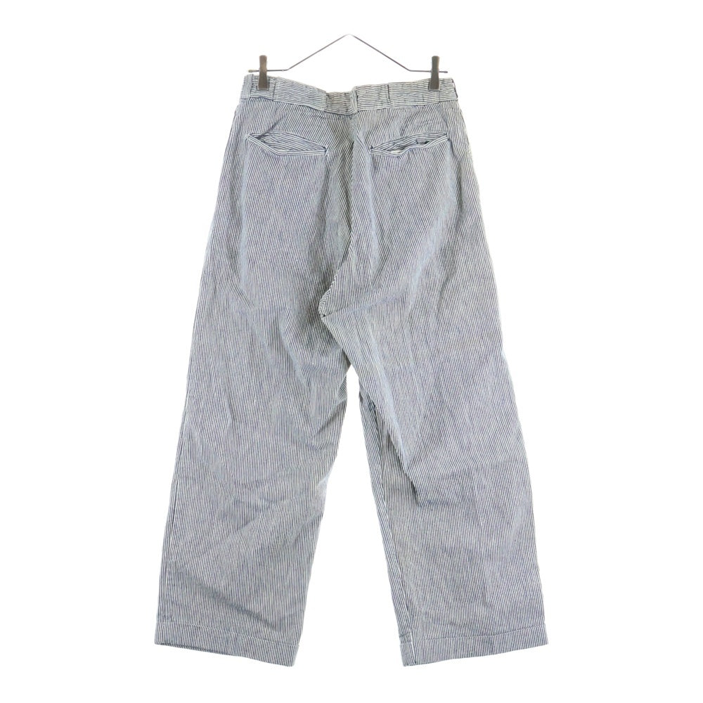 VINTAGE(ヴィンテージ) 50S VINTAGE It's Walker's ヴィンテージ 巻きタグ ヒッコリーストライプ ライトニングジッパー ジップフライ ワークトラウザーパンツ ホワイト/ネイビー