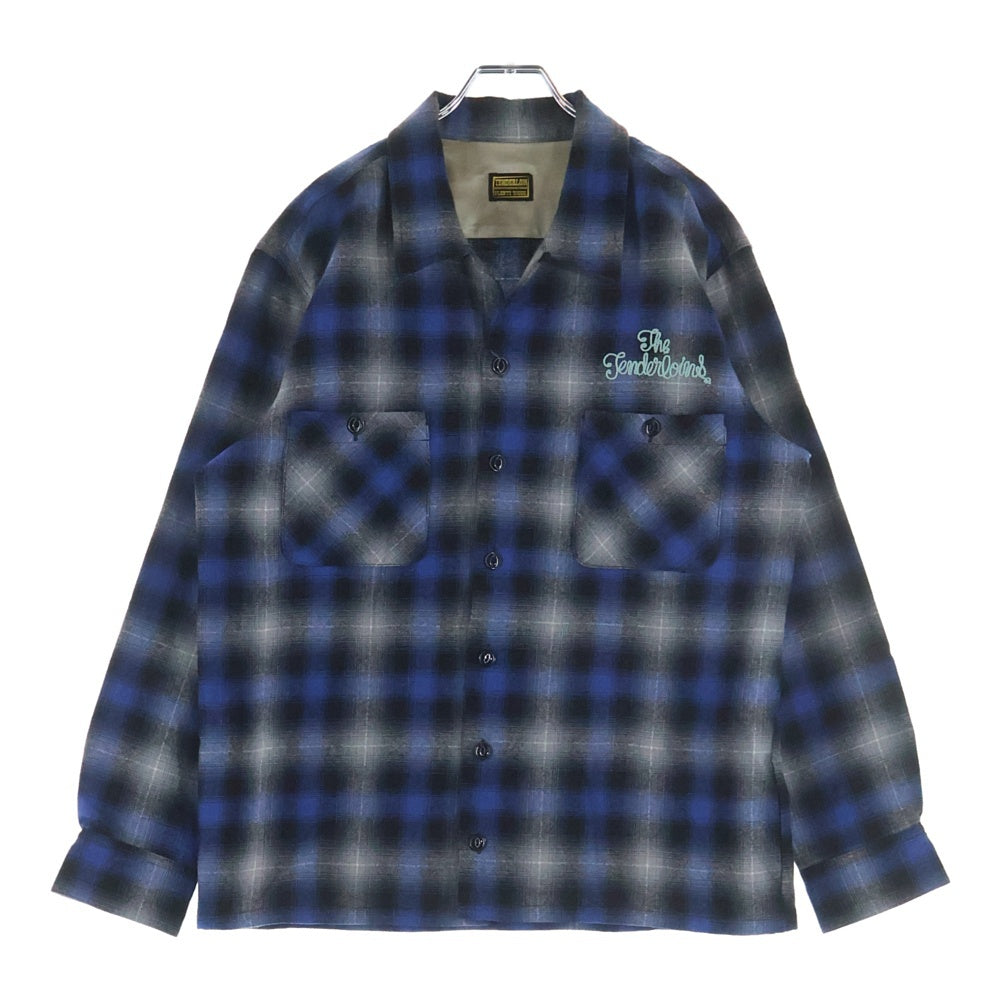 TENDERLOIN(テンダーロイン) 08AW T-WOOL SHT オンブレチェック ウール