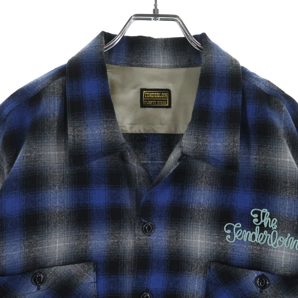 TENDERLOIN(テンダーロイン) 08AW T-WOOL SHT オンブレチェック ウール
