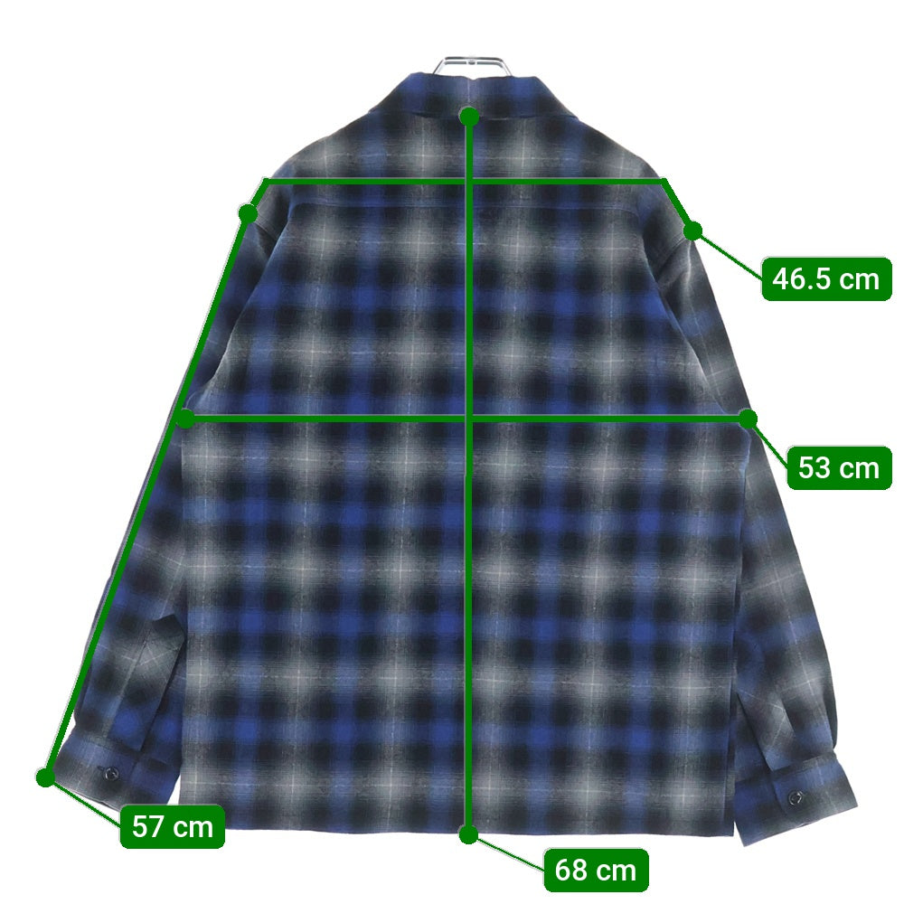 TENDERLOIN(テンダーロイン) 08AW T-WOOL SHT オンブレチェック ウール