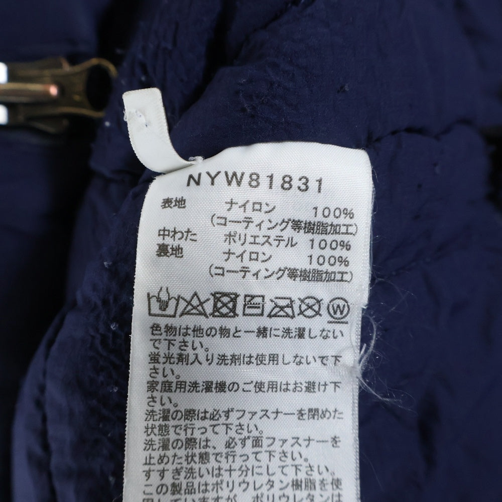 THE NORTH FACE(ザノースフェイス) TRANGO MONK PARKA トランゴモンクパーカ ジップアップ フーデット中綿ジャケット ネイビー レディース NYW81831
