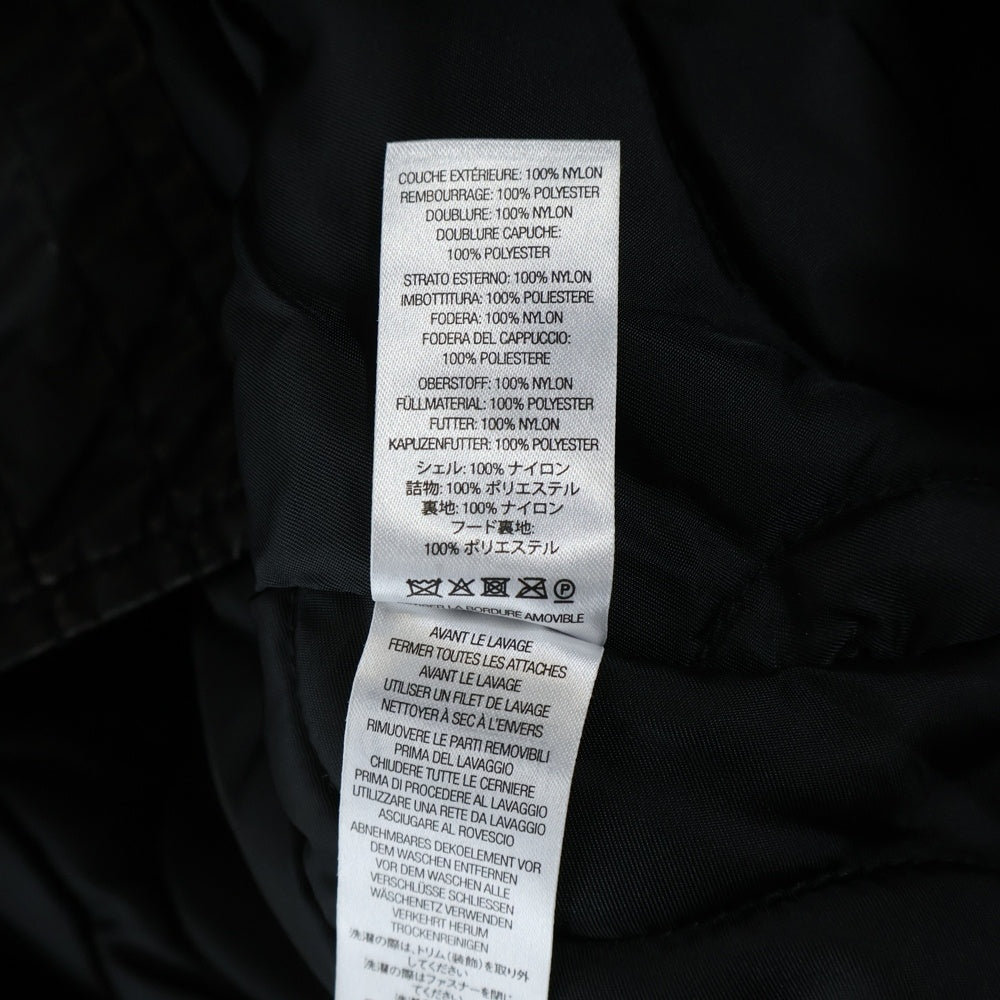 SUPREME(シュプリーム) 24AW Washed Flight Satin N-3B Parka ウォッシュド フライト サテン ミリタリー パーカー ジップアップ ジャケット ブラック