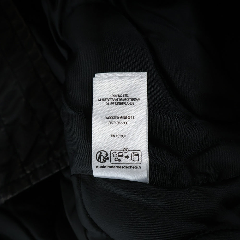 SUPREME(シュプリーム) 24AW Washed Flight Satin N-3B Parka ウォッシュド フライト サテン ミリタリー パーカー ジップアップ ジャケット ブラック