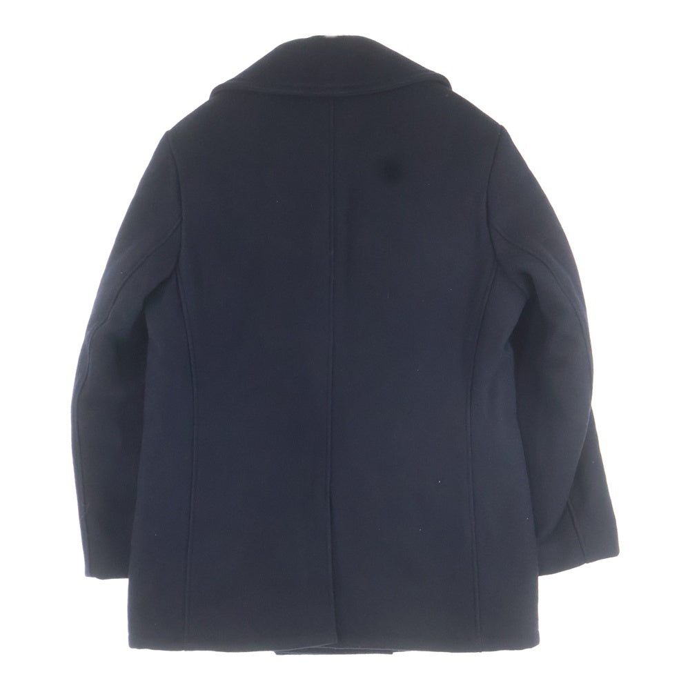 SCHOTT(ショット) 740US PEACOAT キルティングライニング ウールピーコート ブラック 7821154003