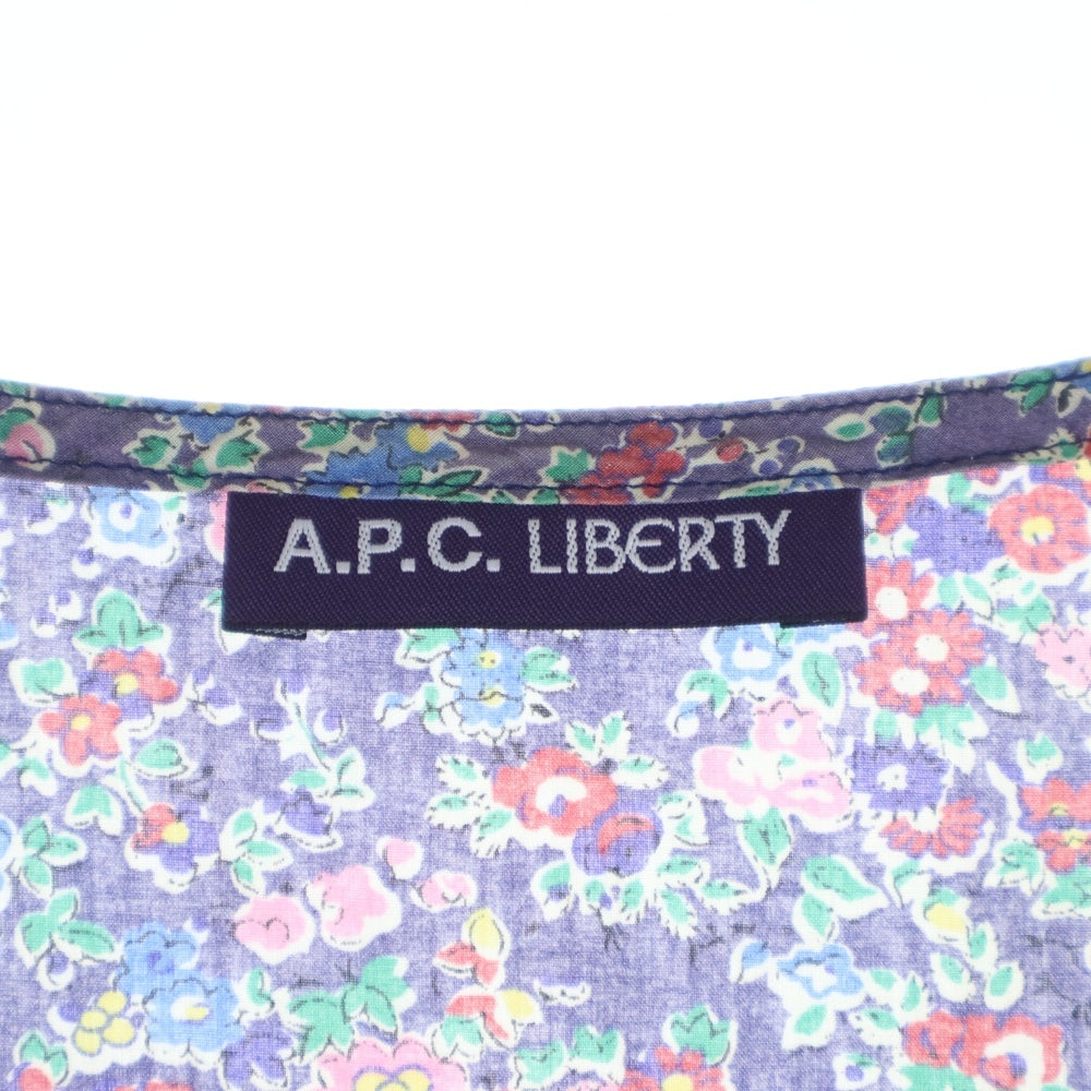 A.P.C(アーペーセー) 半袖リバティブラウス 小花柄 マルチカラー レディース
