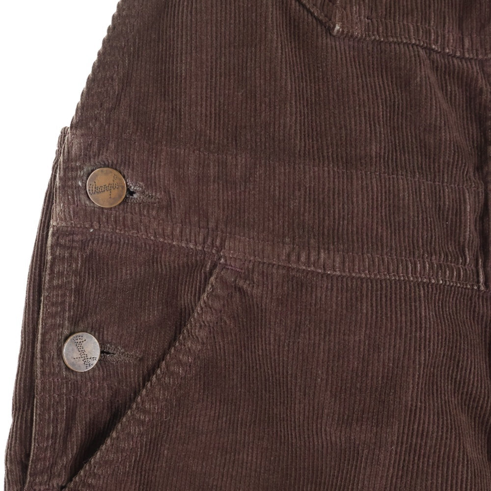 Wrangler(ラングラー) ×Ron Herman ロンハーマン コーデュロイ オーバーオール レディース ブラウン WS8012