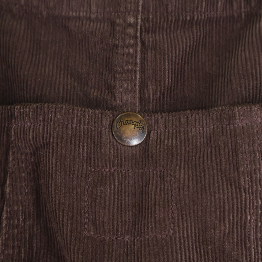 Wrangler(ラングラー) ×Ron Herman ロンハーマン コーデュロイ オーバーオール レディース ブラウン WS8012