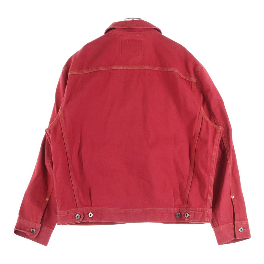 GUESS(ゲス) デニムトラッカージャケット レッド