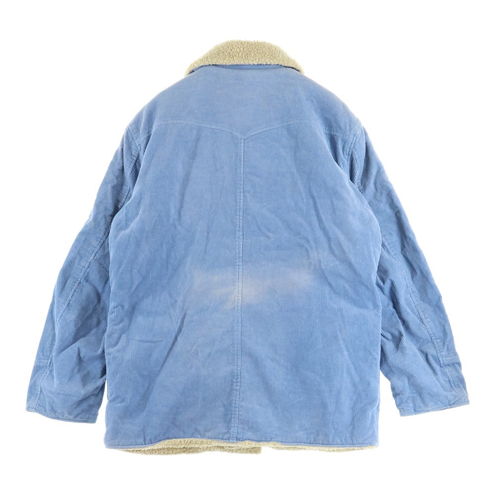 SUGAR CANE(シュガーケーン) コーデュロイ 裏ボア ランチジャケット ブルー
