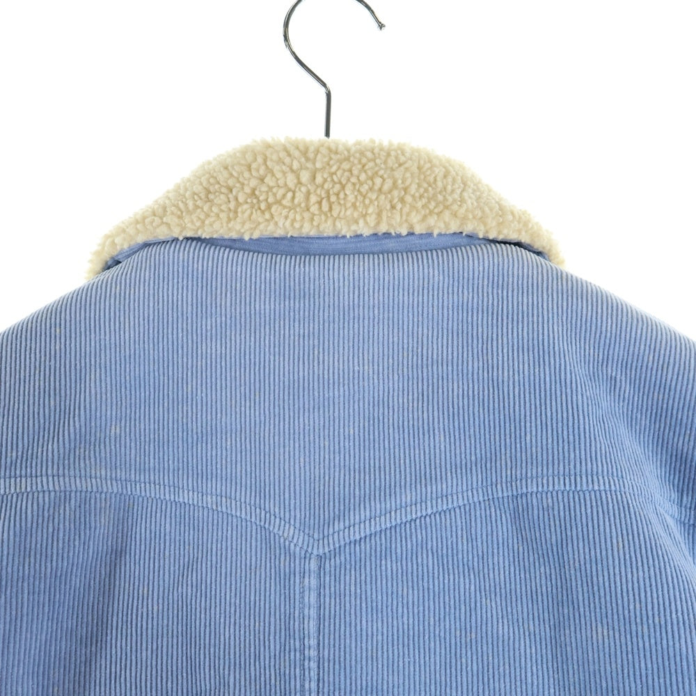 SUGAR CANE(シュガーケーン) コーデュロイ 裏ボア ランチジャケット ブルー