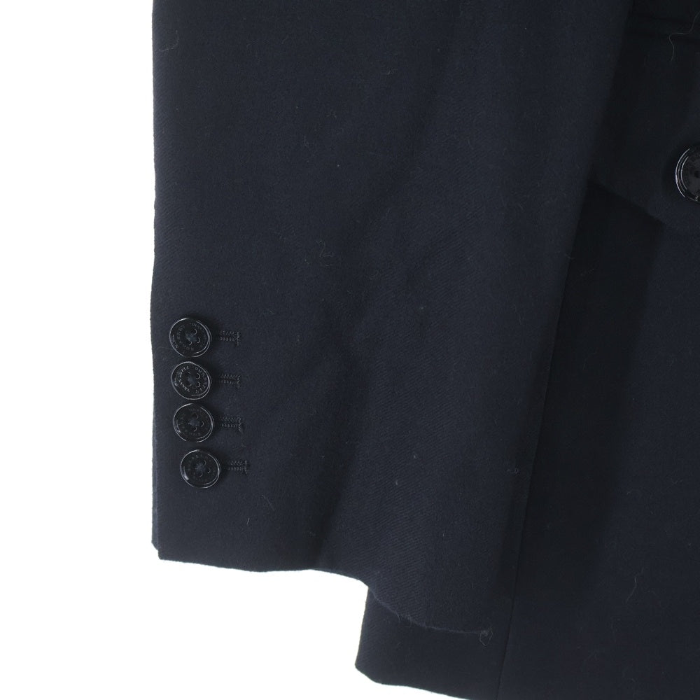 BURBERRY BLACK LABEL(バーバリー ブラックレーベル) 裏地チェック マルチポケットデザイン ウール 2B テーラードジャケット ブラック/グレー D1E81-210-09