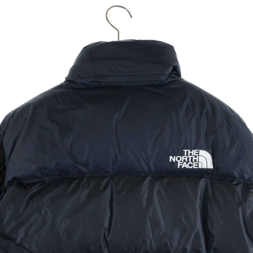 THE NORTH FACE(ザノースフェイス) ECO NUPTSE JACKET エコ ヌプシ 胸ロゴデザイン ダブルポケット ジップアップ ダウンジャケット ブラック NJ1DM62A