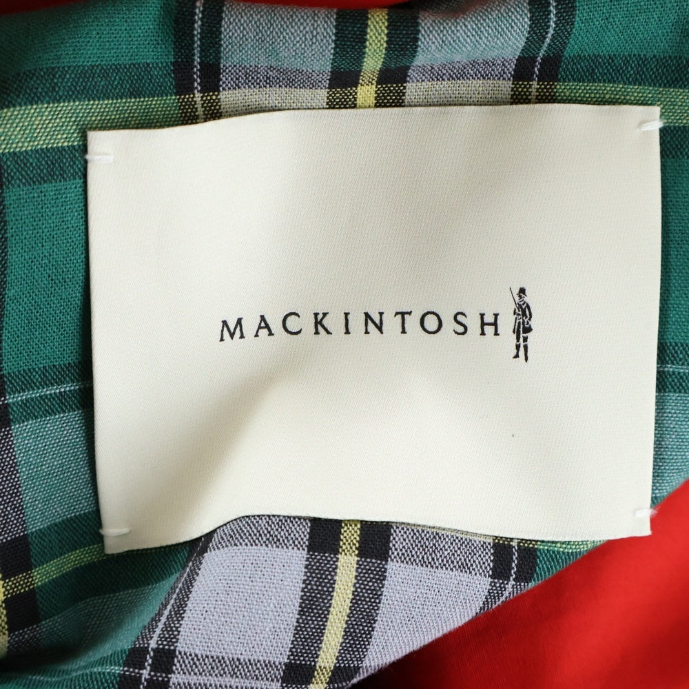 MACKINTOSH(マッキントッシュ) 24SS NEW KENNEDY ニューケネディ 裏地チェック コットン モーターサイクルジャケット レッド G241HI1056CODD