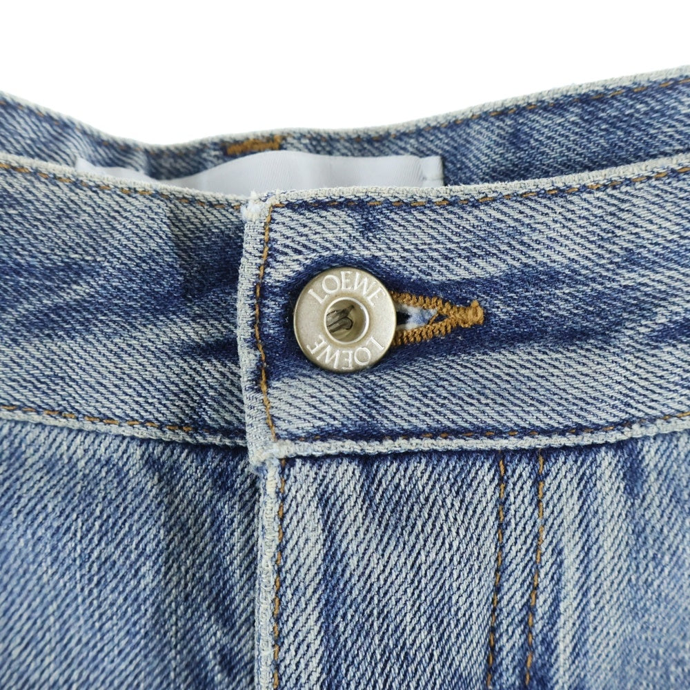 LOEWE(ロエベ) WIDE LEG JEANS IN DENIM ワイドレグ デニム バギーパンツ インディゴ H526Y11W44