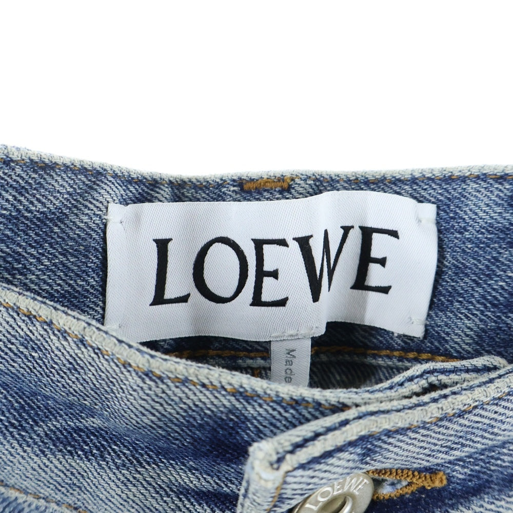 LOEWE(ロエベ) WIDE LEG JEANS IN DENIM ワイドレグ デニム バギーパンツ インディゴ H526Y11W44