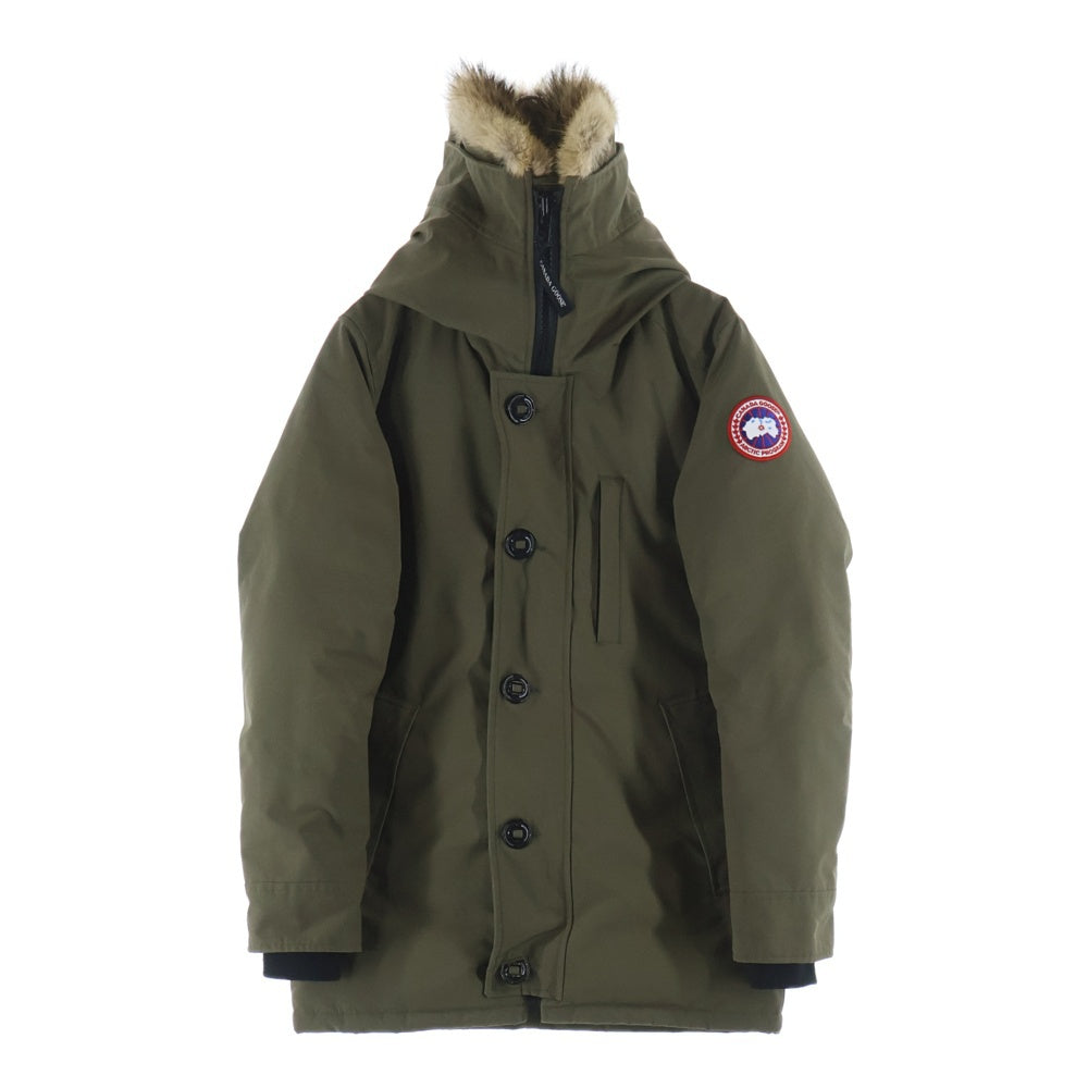 CANADA GOOSE(カナダグース) JASPER PARKA ジャスパー パーカー ファーフーデッド ジップアップ ダウンジャケット カーキ 3438JM