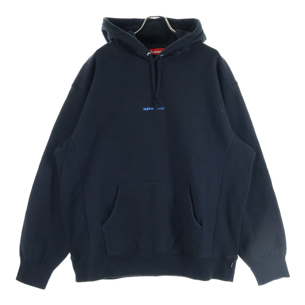 SUPREME(シュプリーム) 21AW Number One Hooded Sweatshirt ナンバーワン ロゴエンブロイダリー プルオーバー スウェット パーカー ブラック