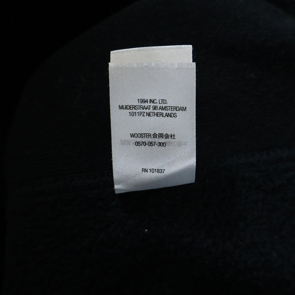 SUPREME(シュプリーム) 21AW Number One Hooded Sweatshirt ナンバーワン ロゴエンブロイダリー プルオーバー スウェット パーカー ブラック