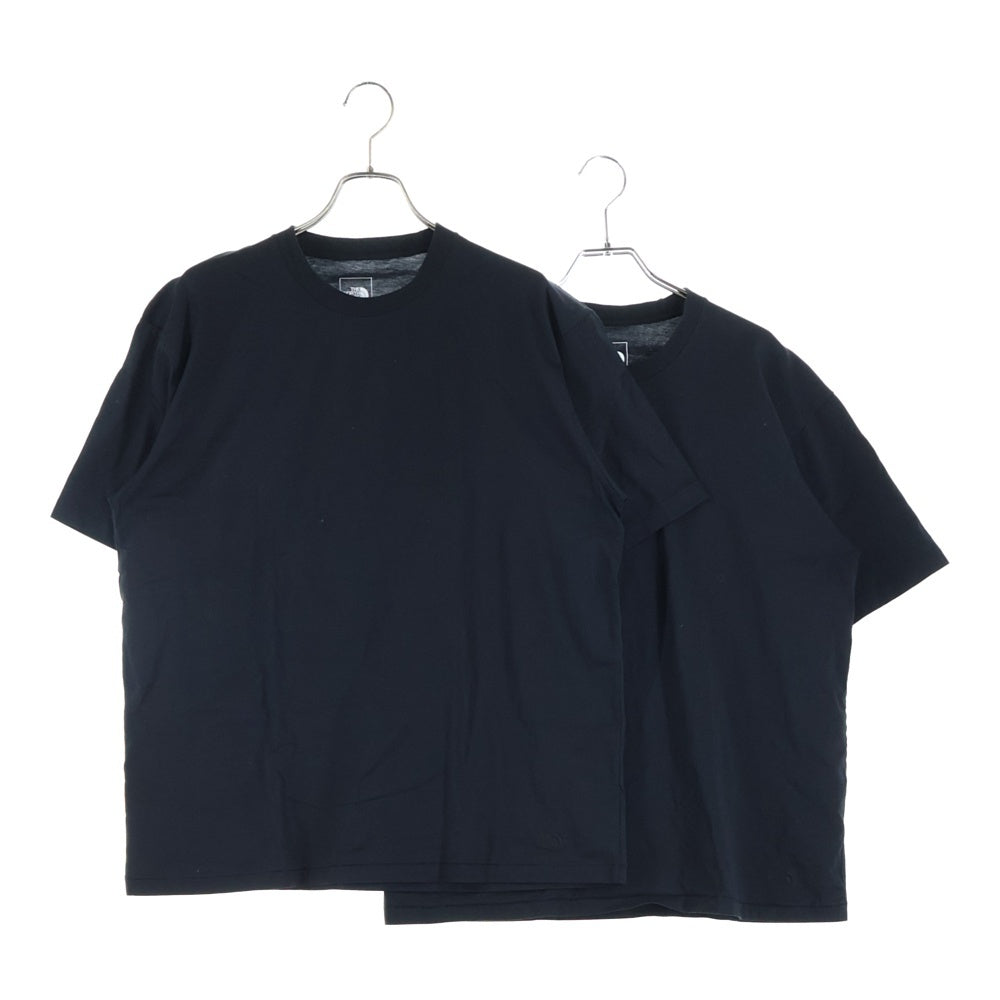 THE NORTH FACE(ザノースフェイス) S/S FD PACK TEE ロゴエンブロイダリー クルーネック 半袖 フラッシュ ドライ パック Tシャツ カットソー ブラック NT32542