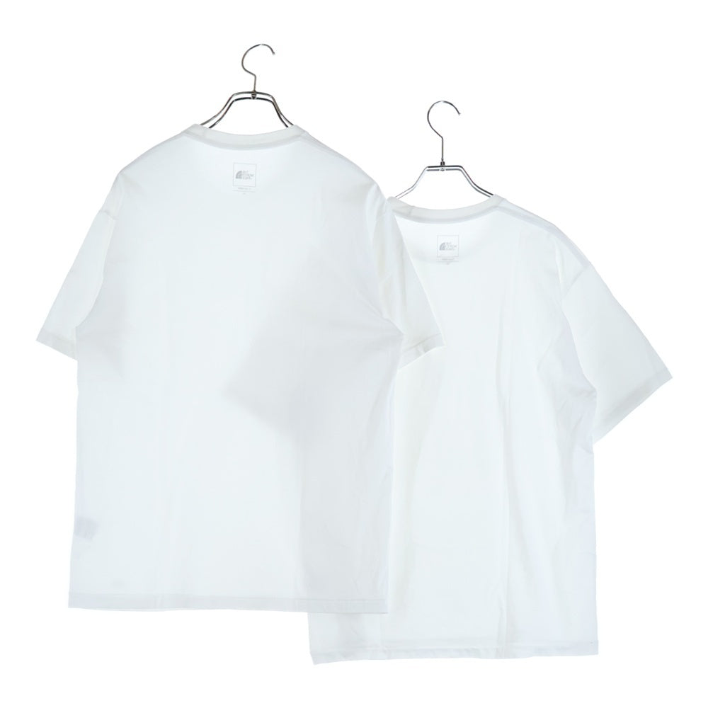 THE NORTH FACE(ザノースフェイス) S/S FD PACK TEE ロゴエンブロイダリー クルーネック 半袖 フラッシュ ドライ パック Tシャツ カットソー ホワイト NT32542