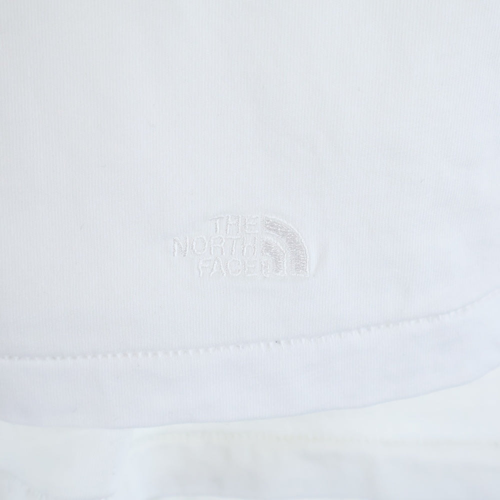 THE NORTH FACE(ザノースフェイス) S/S FD PACK TEE ロゴエンブロイダリー クルーネック 半袖 フラッシュ ドライ パック Tシャツ カットソー ホワイト NT32542