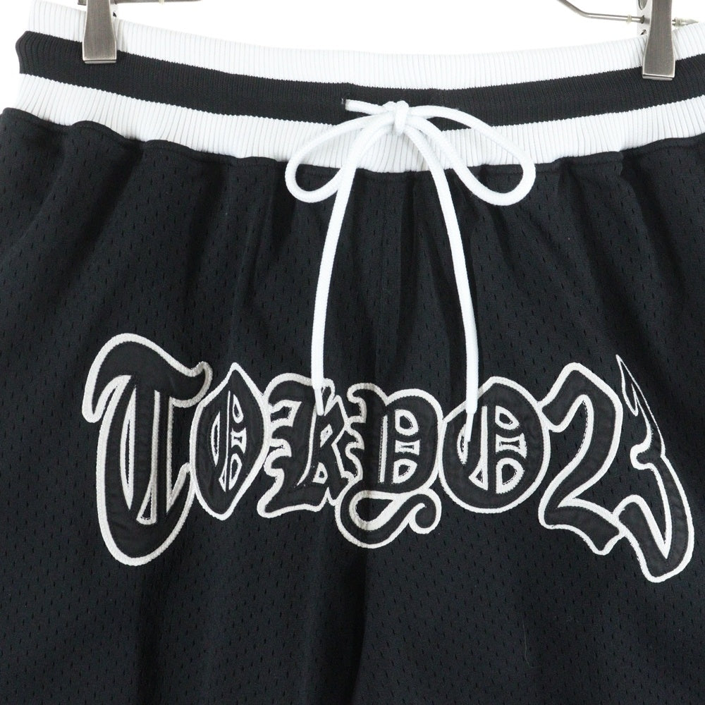 TOKYO23(トウキョウニジュウサン) 7 INCH SHORTS 7インチ メッシュ ユニフォームショーツ ハーフパンツ ブラック TO24S-SP016