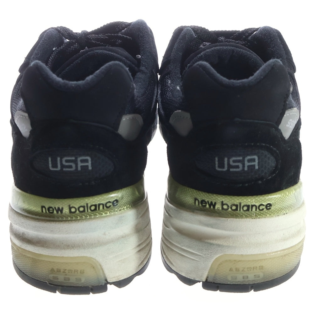 New Balance(ニューバランス) M992GG USA製 ローカットスニーカー ブラック US7/25cm