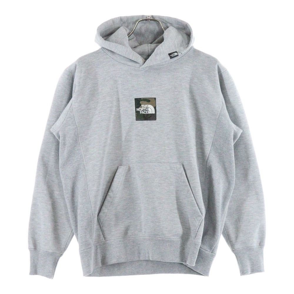 THE NORTH FACE(ザノースフェイス) スクエアロゴ プルオーバースウェットパーカー グレー NT6172R
