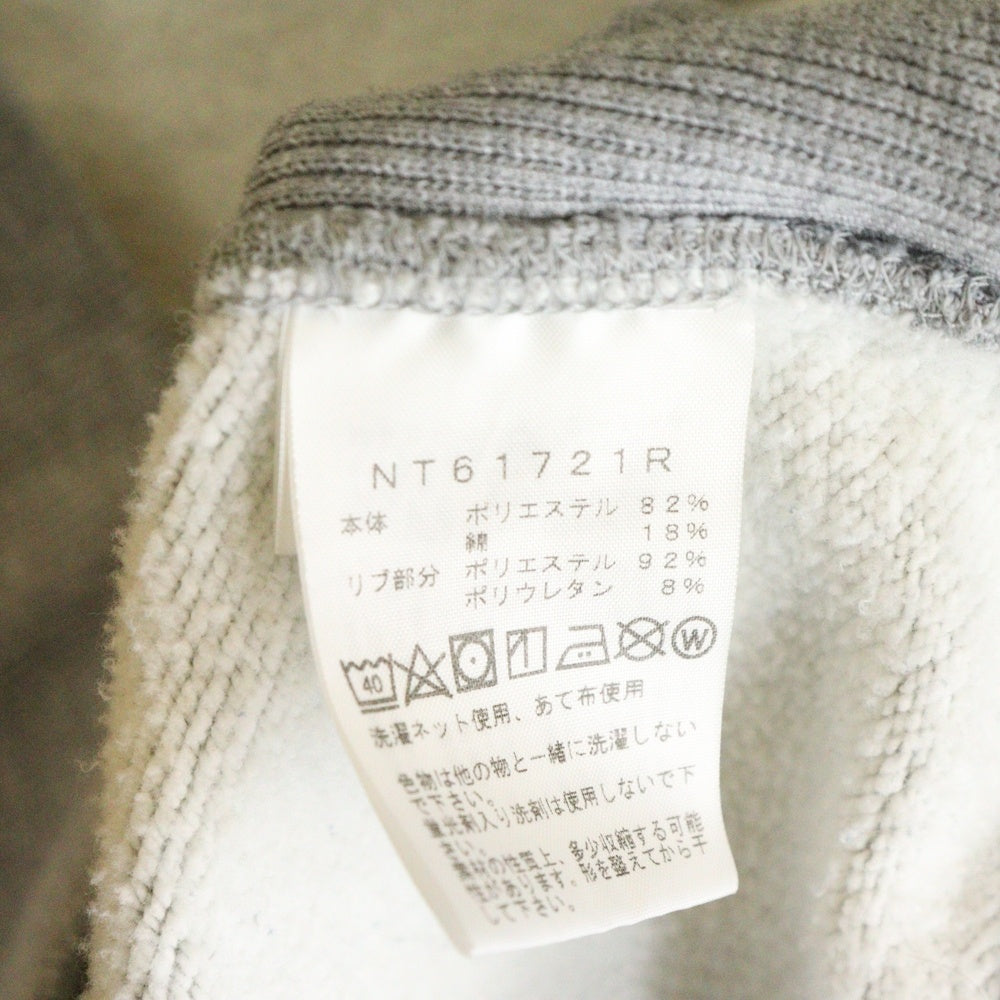 THE NORTH FACE(ザノースフェイス) スクエアロゴ プルオーバースウェットパーカー グレー NT6172R