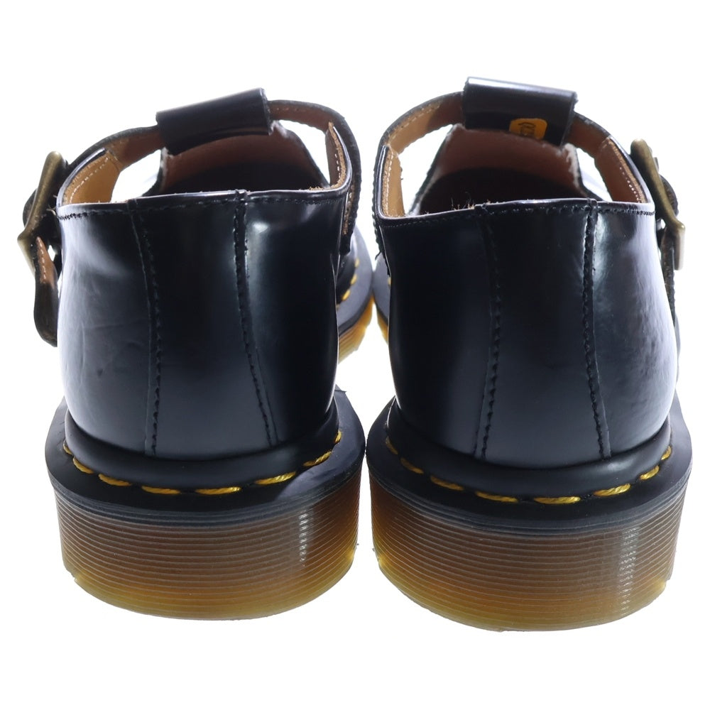 Dr.Martens(ドクターマーチン) POLLEY ポリー Tバー ローカット レザーシューズ レディース ブラック