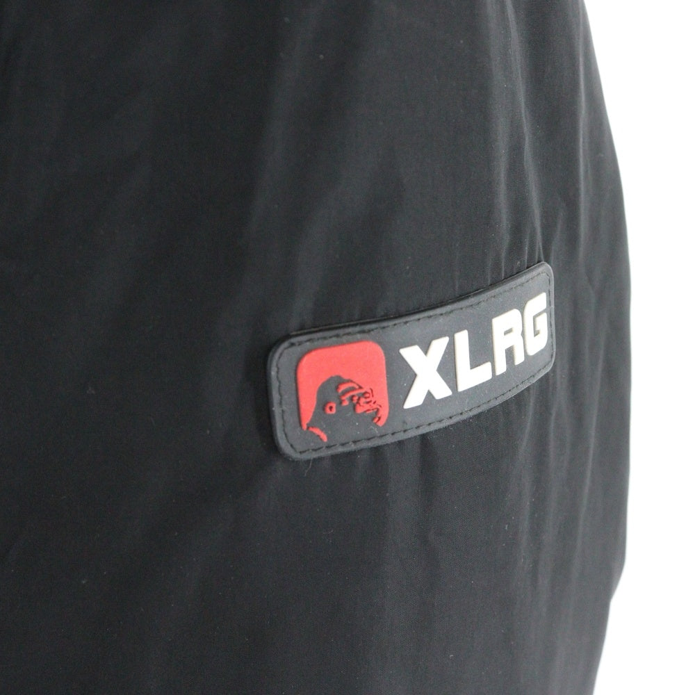 X-LARGE(エクストララージ) OG HOODED JACKET ロゴプリント ポリエステル フーデッドジャケット ブラック 01193505