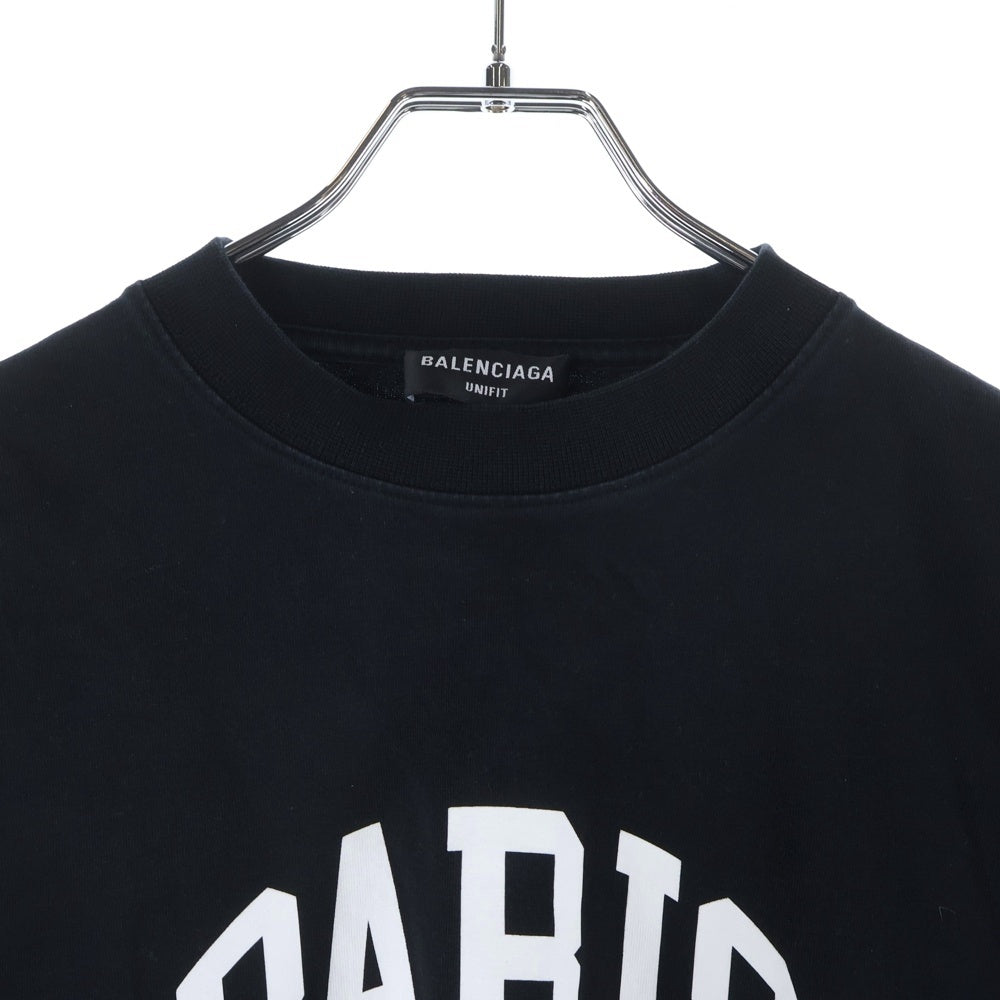 BALENCIAGA(バレンシアガ) 22SS PARISプリントオーバーサイズ長袖