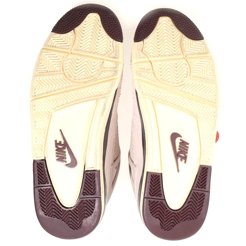 NIKE(ナイキ) ×A MA MANIERE WMNS AIR JORDAN 4 RETRO OG ア マ マニエール ウィメンズ エアジョーダン ハイカットスニーカー ベージュ US10.5/28.5cm FZ4810-200 レディース