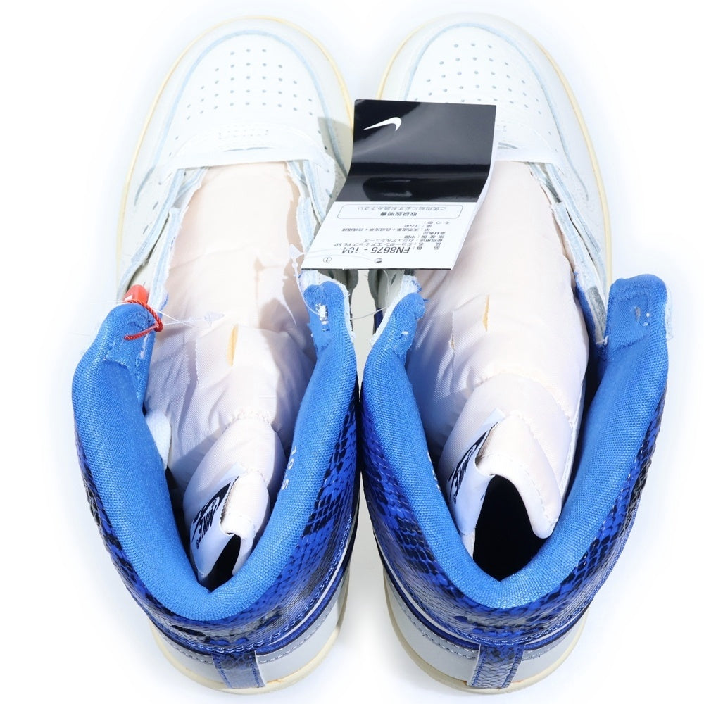 NIKE(ナイキ) ×AWAKE NY JORDAN AIR SHIP PE SP アウェイク ニューヨーク ジョーダン エアシップ ハイカットスニーカー ホワイト/ブルー US10.5/28.5cm FN8675-104
