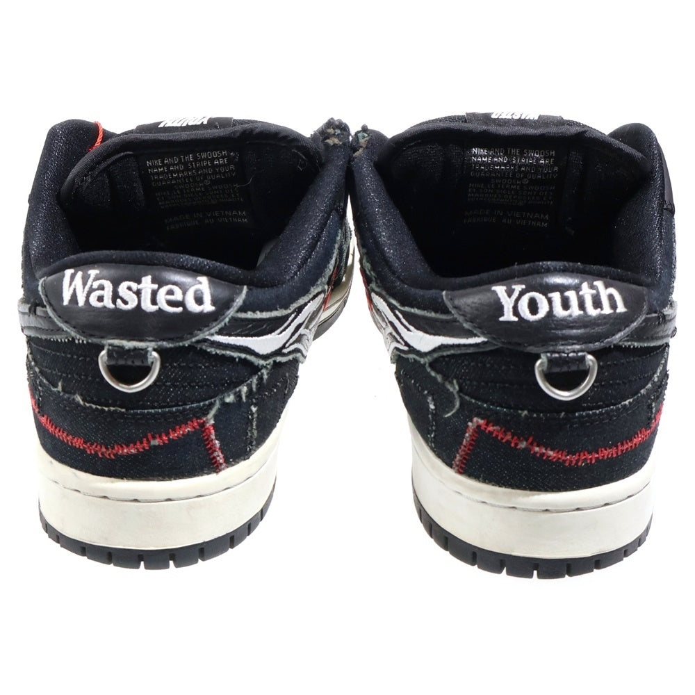 NIKE(ナイキ) ×Wasted Youth DUNK LOW PRO QS ウェイステッドユース ダンク ローカットスニーカー ブラック US10/28cm DD8386-001